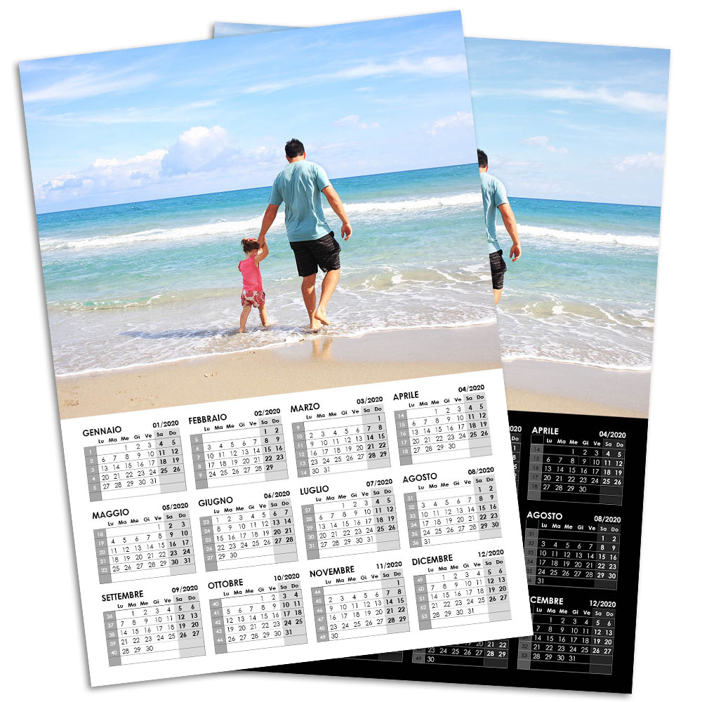 Calendario in formato A4