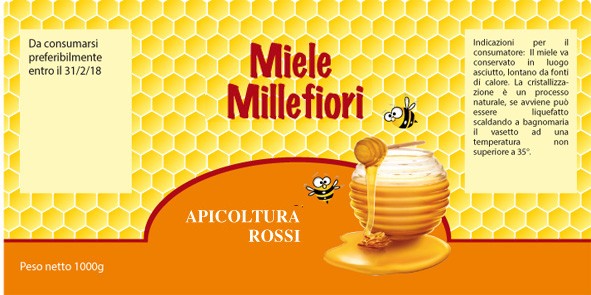 Esempio etichetta