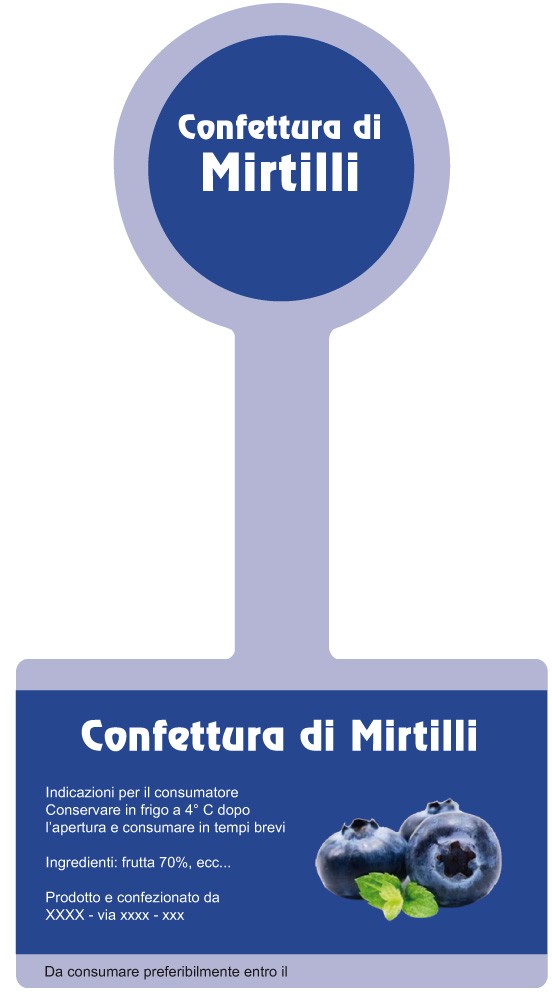 Esempio etichetta