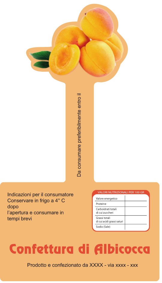 Esempio etichetta