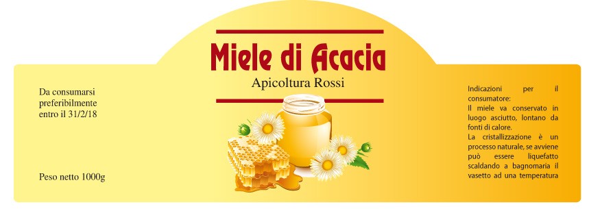Esempio etichetta
