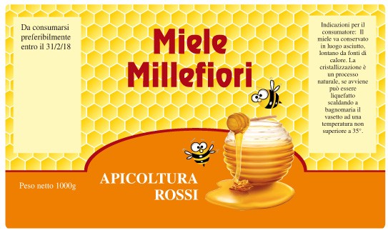 Esempio etichetta