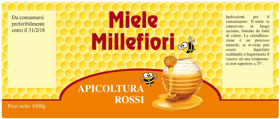 Esempio etichetta