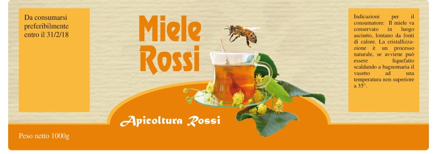 Esempio etichetta