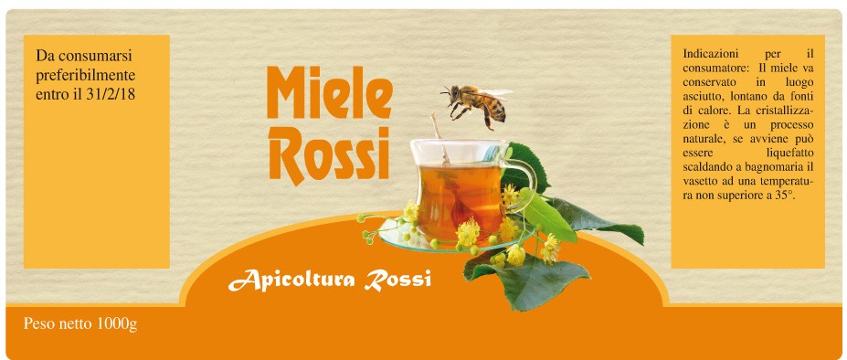 Esempio etichetta