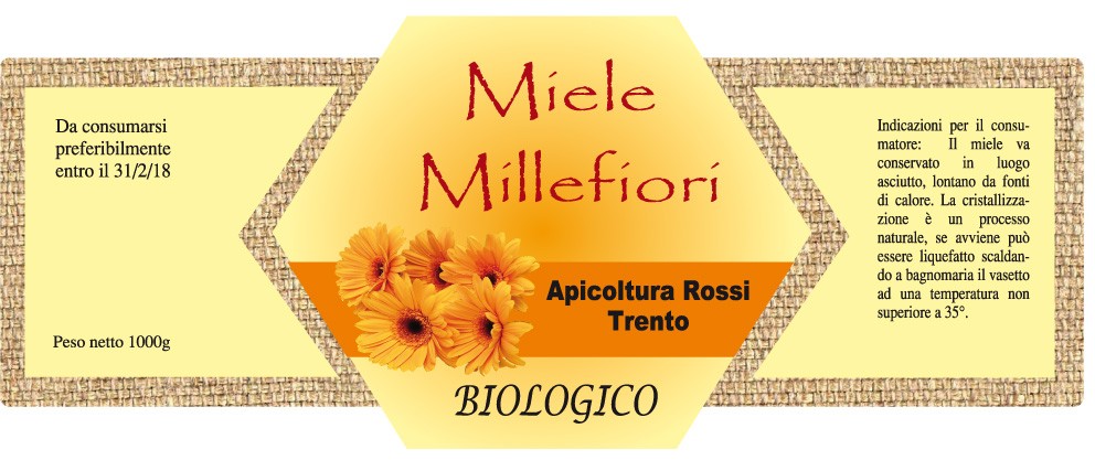 Esempio etichetta