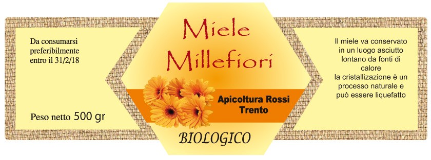 Esempio etichetta