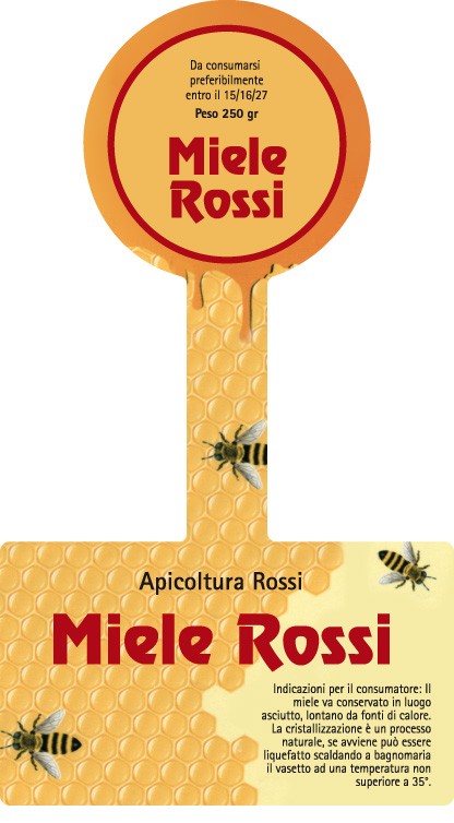 Art. 1614 - Etichetta miele 125x70 mm