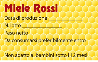 Esempio etichetta