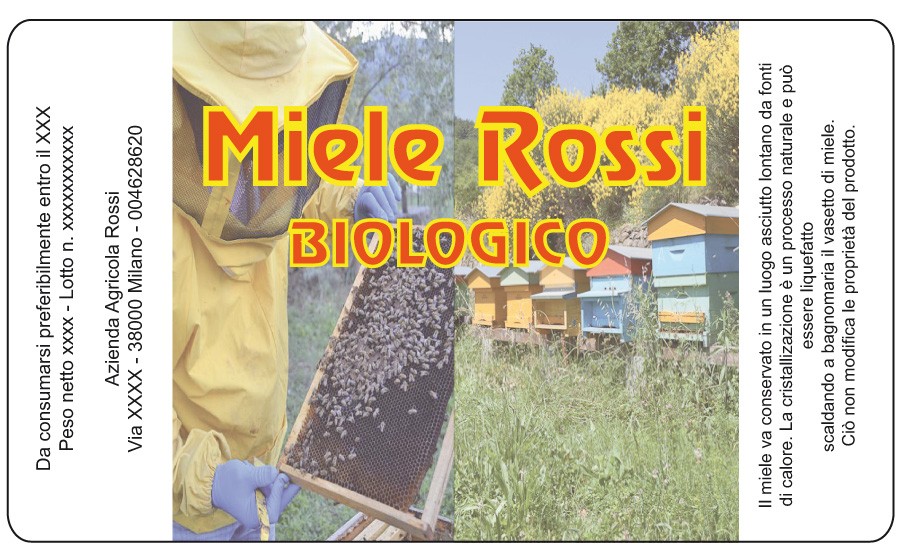 Esempio etichetta