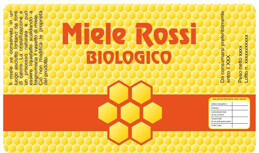 Esempio etichetta