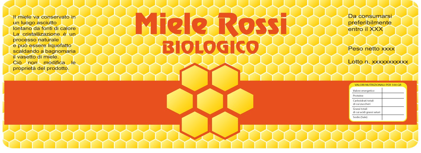 Esempio etichetta
