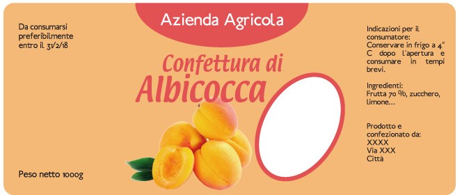 Esempio etichetta