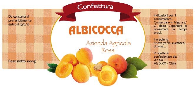 Esempio etichetta