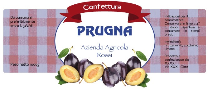 Esempio etichetta