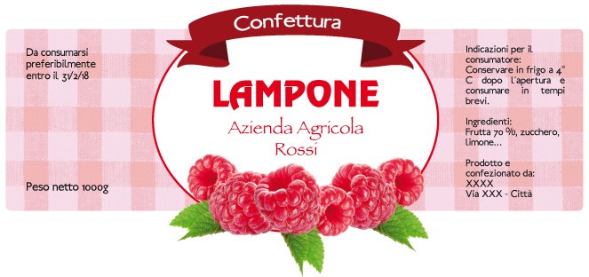 Esempio etichetta
