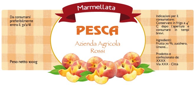 Esempio etichetta