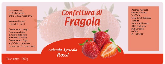 Esempio etichetta