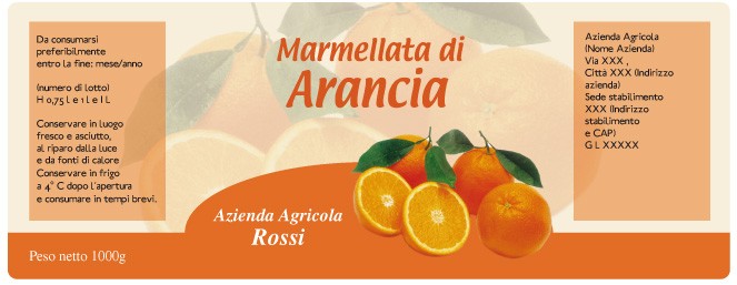 Esempio etichetta