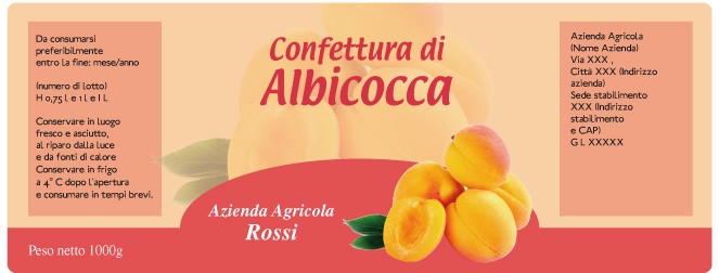 Esempio etichetta