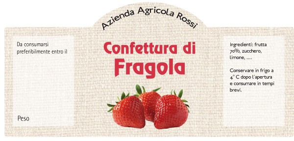 Esempio etichetta