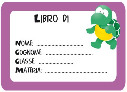 Esempio etichetta