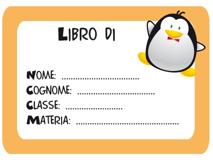 Esempio etichetta