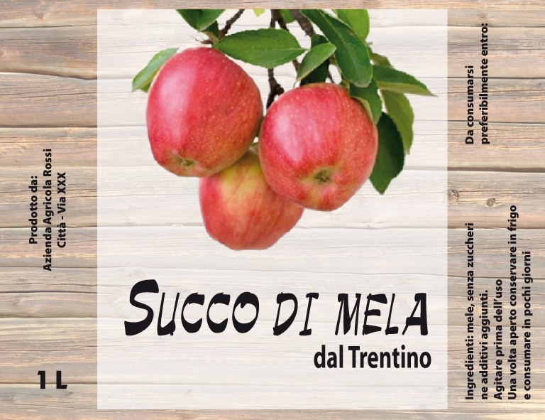 Esempio etichetta