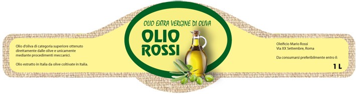 Esempio etichetta