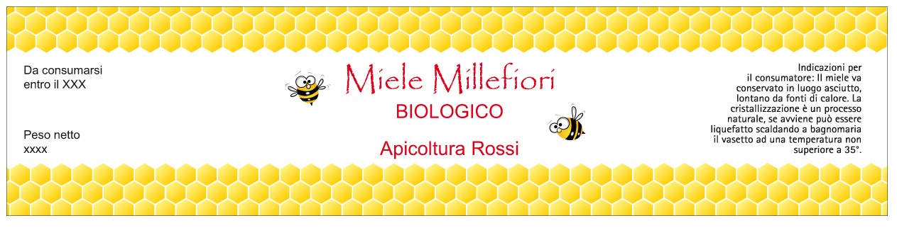 Esempio etichetta