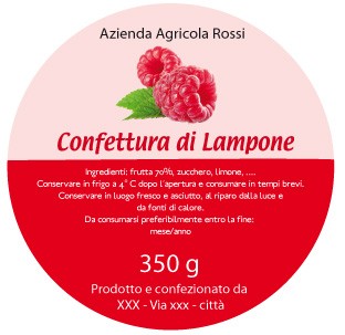 Esempio etichetta