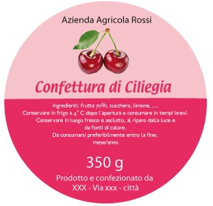 Esempio etichetta