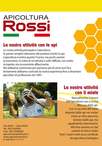 Esempio volantino
