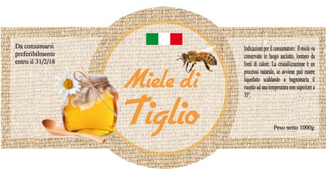 Esempio etichetta