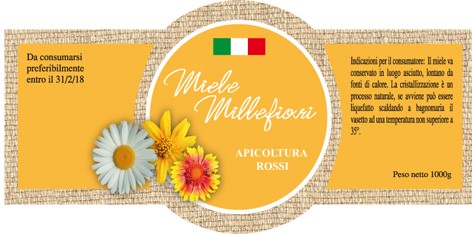 Esempio etichetta