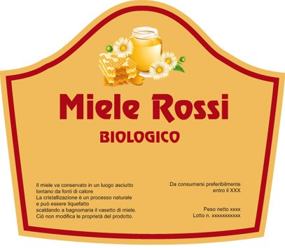 Esempio etichetta