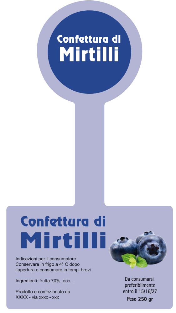 Esempio etichetta