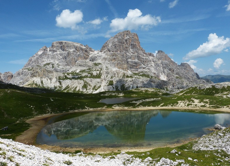 Art. 1010 - Quadro in plexiglass stampa brillante "Tre cime di Lavaredo"