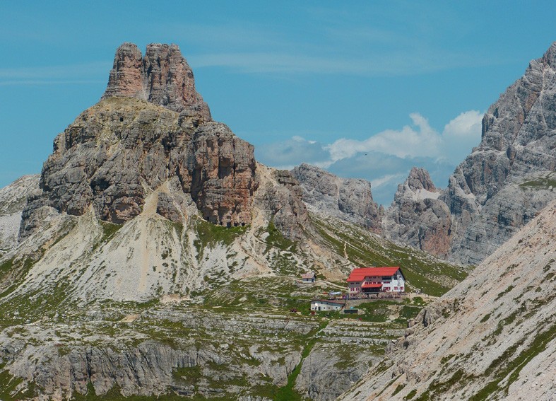 Art. 1011 - Quadro in plexiglass stampa brillante "Tre cime di Lavaredo"