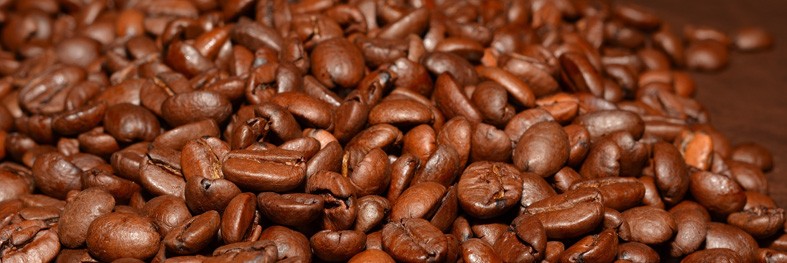 Art. 2050p - Quadro su tela canvas lucida "Chicchi di caffè"