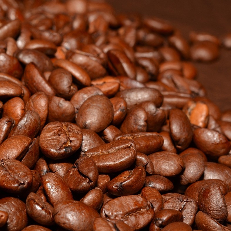 Art. 2050q - Quadro su tela canvas lucida "Chicchi di caffè"
