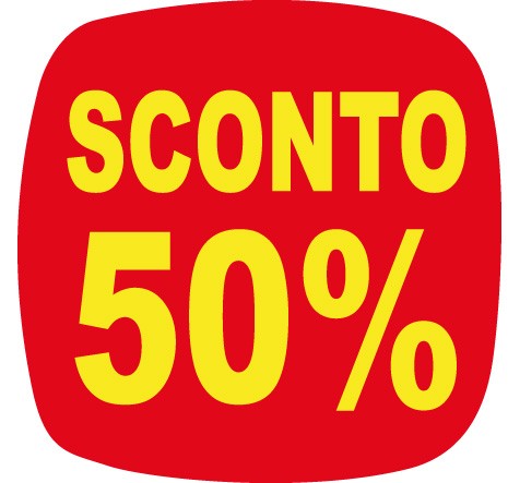Art. 1090/1 - Etichetta sconti 30x30 mm 