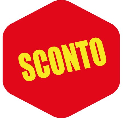 Art. 1092/1 - Etichetta sconti 30x30 mm 
