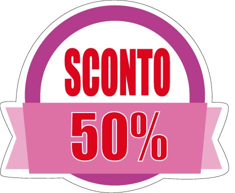 Art. 1093/4 - Etichetta sconti 50x42 mm 