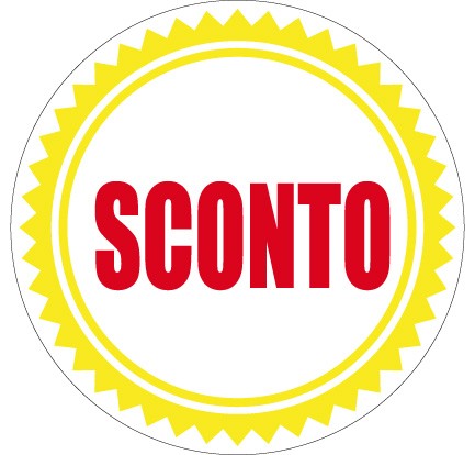 Art. 1097/1 - Etichetta sconti 25x25 mm 