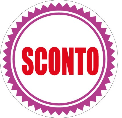 Art. 1097/2 - Etichetta sconti 30x30 mm 