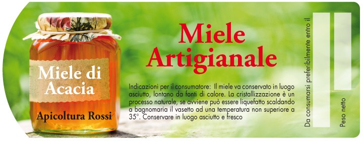 Esempio etichetta