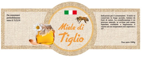 Esempio etichetta