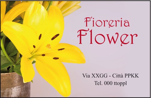 Art. 1165 - Biglietto da visita 85x55 mm