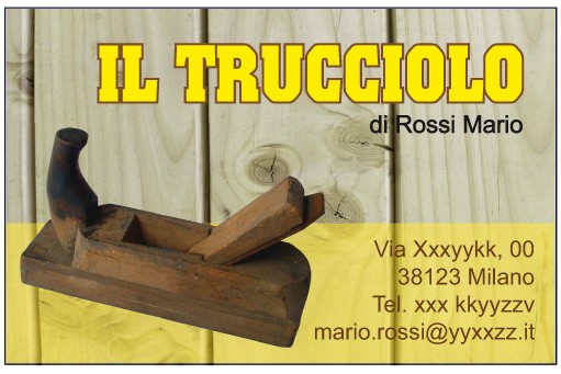 Art. 1199 - Biglietto da visita 85x55 mm